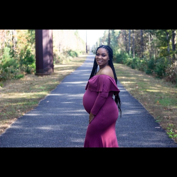 Maternity maxi dress - Picture 2 of 2